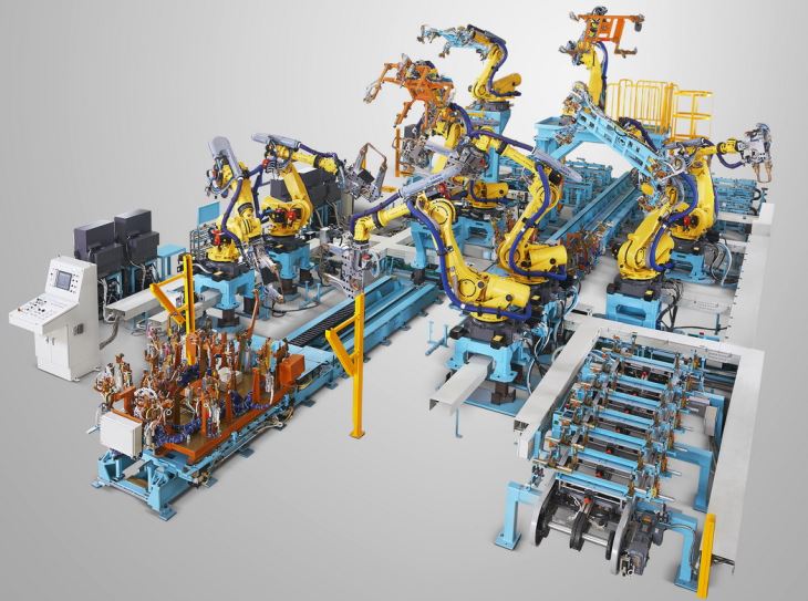 Robotic Welding Fixture Line